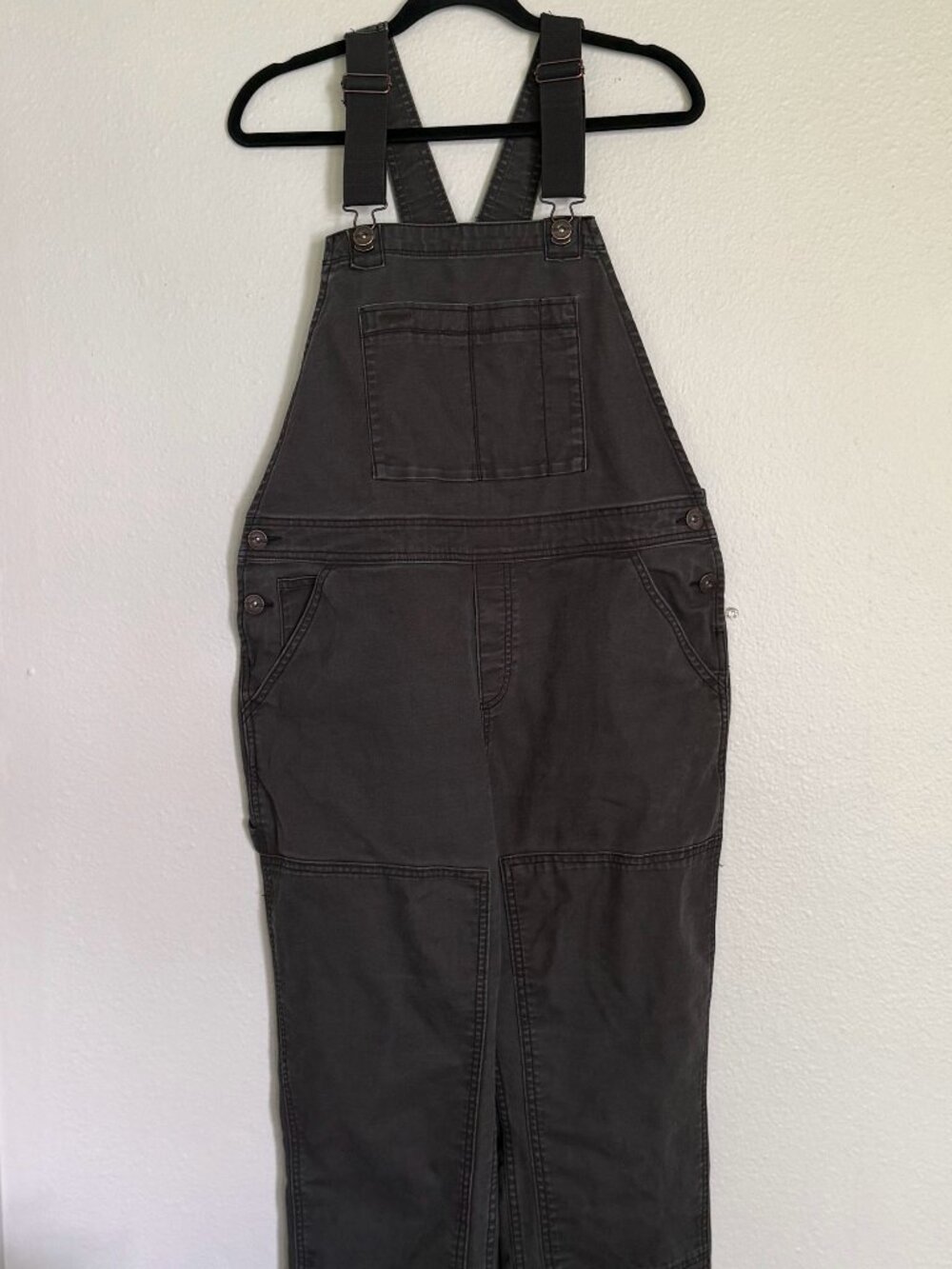 REI Co-op Trailsmith Hiking Overalls Charcoal Black, Women's Size 12 Regular